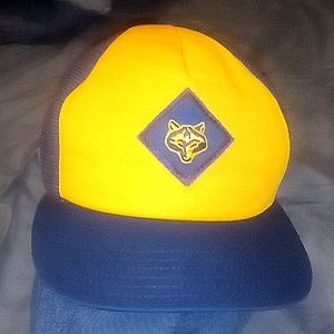 Cub Scouts blue &yellow throwback flatbill adjustable ball cap